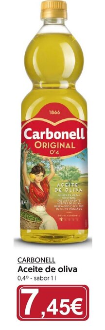 Hiper Usera CARBONELL Aceite de oliva oferta
