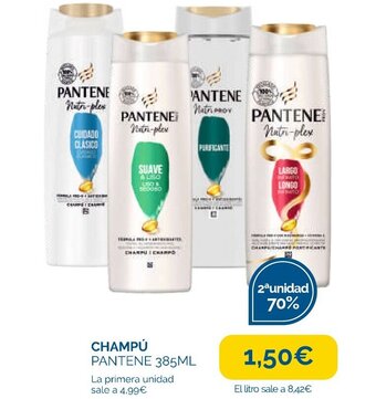 Cash Ecofamilia CHAMPÚ PANTENE 385ML oferta