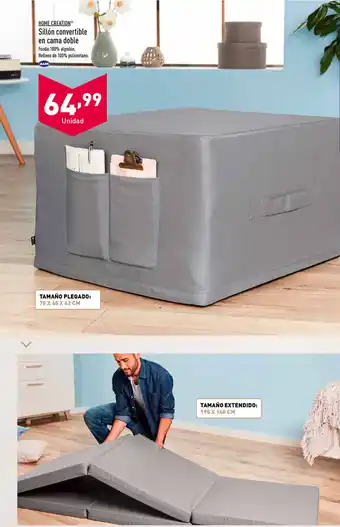 ALDI Sillón convertible en cama doble oferta