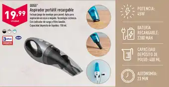 Aspirador portátil recargable
