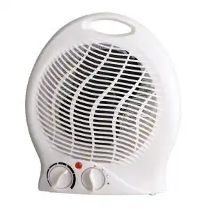 Brico Depôt Ventilador calefactor fijo 2000w, 2 velocidades, blanco oferta