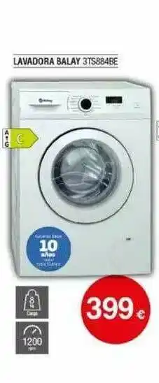 Milar Lavadora Balay 3ts8848e oferta