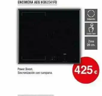 Milar Encimera Aeg Ikb63341fb oferta