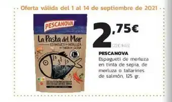 Supermercados Lupa Pescanova Espagueti De Merluza En Tita De Sepia De Merluza O Tallarines De Salmón oferta