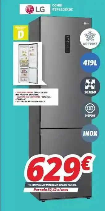 Mi electro Lg Combi Bp62dsxoc oferta