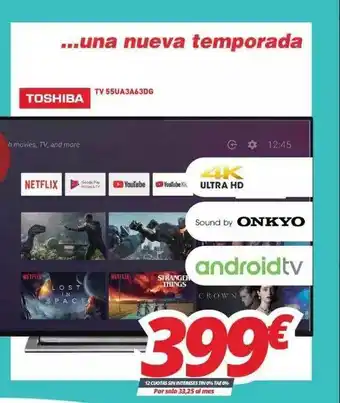 Mi electro Toshiba Tv 55au3a63dg oferta