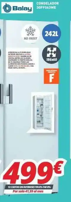Mi electro Balay Congelador 3gff563we oferta