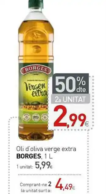 Condis Oli D'oliva Verge Extra Borges 1l oferta