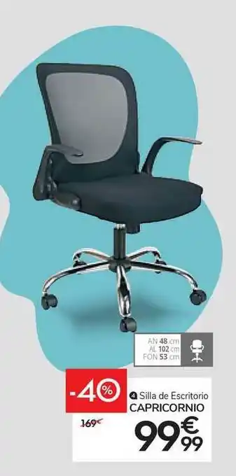 Conforama Capricornio Silla De Escritoro oferta