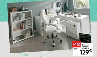 Conforama Escritorio Stampa Blanco oferta