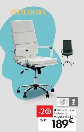 Conforama Manchester Silla De Escritorio Profesional oferta