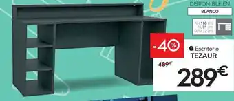 Conforama Escritorio Tezaur oferta