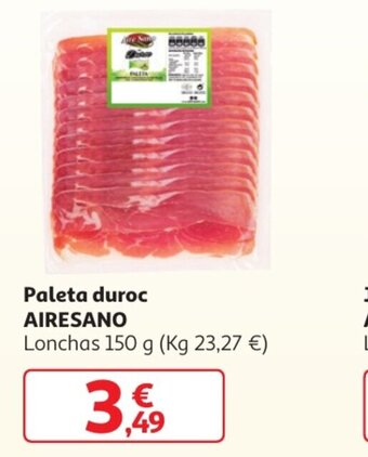 Alcampo Paleta duroc AIRESANO oferta