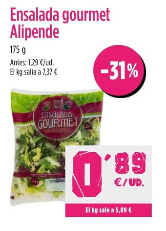 AhorraMas Ensalada gourmet Alipende oferta