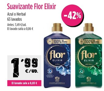 AhorraMas Suavizante Flor Elixir oferta