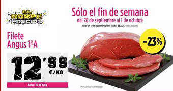 AhorraMas Filete Angus 1ª A oferta