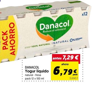 Hiper Usera DANACOL Yogur líquido oferta