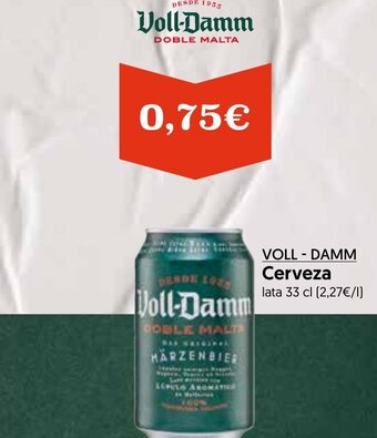 Hiper Usera VOLL - DAMM Cerveza oferta