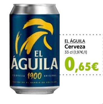 Hiper Usera EL ÁGUILA Cerveza oferta