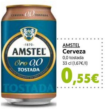 Hiper Usera AMSTEL Cerveza oferta