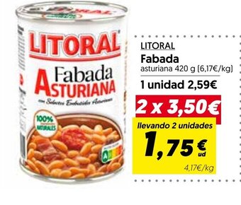 Hiper Usera LITORAL Fabada oferta
