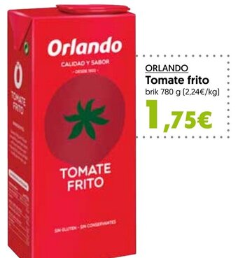 Hiper Usera ORLANDO Tomate frito oferta