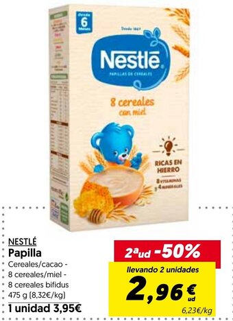 Hiper Usera NESTLÉ Papilla oferta