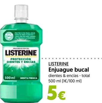 Hiper Usera LISTERINE Enjuague bucal oferta