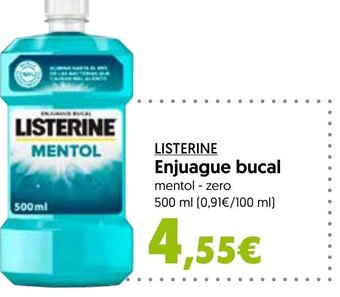 Hiper Usera LISTERINE Enjuague bucal oferta