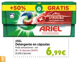 Hiper Usera ARIEL Detergente en cápsulas oferta