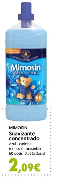 Hiper Usera MIMOSÍN Suavizante concentrado oferta