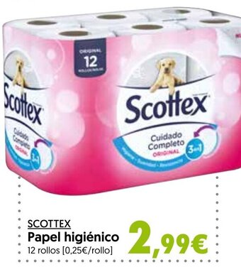 Hiper Usera SCOTTEX Papel higiénico oferta