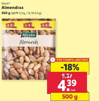 Lidl AlestoⓇ Almendras oferta