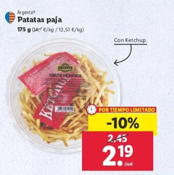 Lidl Patatas paja oferta