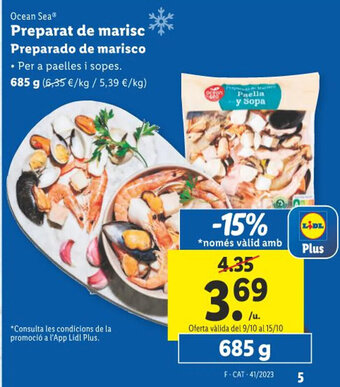 Lidl Preparat de marisc Preparado de marisco oferta