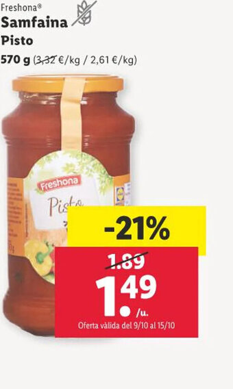Lidl Freshona® Samfaina Pisto oferta