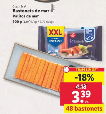 Lidl Bastonets de mar Palitos de mar oferta