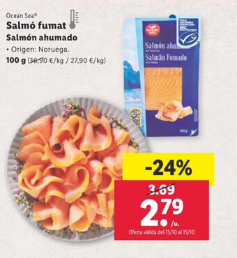 Lidl Salmó fumat Salmón ahumado oferta