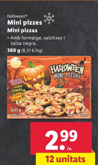 Lidl Mini pizzes Mini pizzas oferta