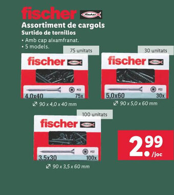 Lidl Assortiment de cargols Surtido de tornillos oferta