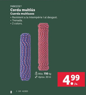 Lidl Corda multiús Cuerda multiusos oferta
