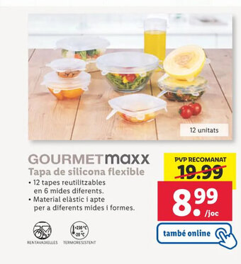 Lidl Tapa de silicona flexible oferta