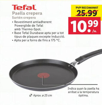 Lidl Paella crepera Sartén crepera oferta