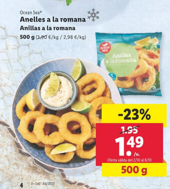 Lidl Anelles a la romana Anillas a la romana oferta