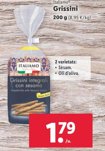 Lidl Grissini oferta