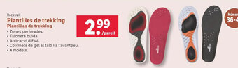 Lidl Plantilles de trekking Plantillas de trekking oferta