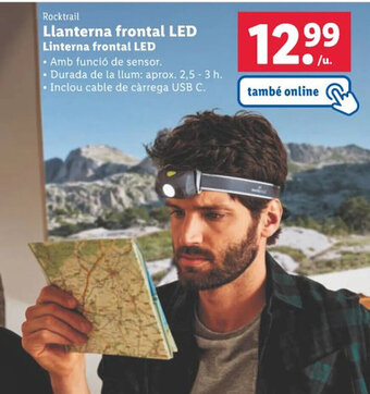 Lidl Llanterna frontal LED Linterna frontal LED oferta