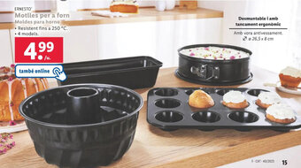 Lidl Motlles per a forn Moldes para horno oferta