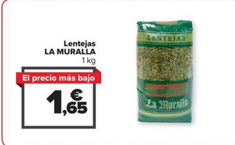 Carrefour Lentejas LA MURALLA oferta