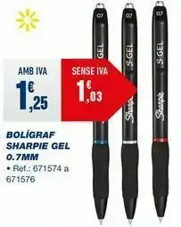 Bolígrafo de tinta de gel